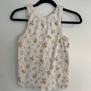 Splendid x Mary Lawless Lee floral tank top. Size M.
